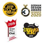 Lalaboom, Kulko-klocki, 2 odkrywcze kule, zestaw sensoryczny, 10 elementów