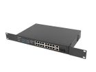 Lanberg, switch, RACK 19" 16X 100MB POE+/2X COMBO GIGABIT, 150W, NIEZARZĄDZALNY, RSFE-16P-2C-150