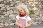 Lassig, Flexi Loop Leopard, wielofunkcyjna chusta, rose