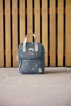 Lassig, Happy Prints, plecak dla przedszkolaka, kwadratowy, granatowy