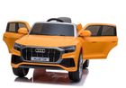 Lean Cars, Audi Q8, pojazd na akumulator, pomarańczowy lakierowany
