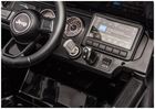 Lean Cars, Jeep Rubicon, pojazd na akumulator 4-4, DK-JWR556 4-200W 24V, czarny
