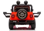 Lean Cars, Jeep Rubicon, pojazd na akumulator 4-4, DK-JWR556 4-200W 24V, pomarańczowy
