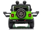 Lean Cars, Jeep Rubicon, pojazd na akumulator 4-4, DK-JWR556 4-200W 24V, zielony