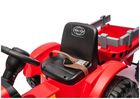 Lean Cars, traktor z przyczepą, pojazd na akumulator, CH9959B 24V, czerwony