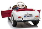 Lean Toys, BMW Retro, pojazd na akumulator, biały