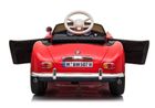 Lean Toys, BMW Retro, pojazd na akumulator, czerwony lakierowany