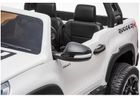 Lean Toys, Toyota Hilux, pojazd na akumulator, biały