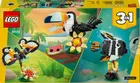 LEGO Creator 3 w 1, Dzikie zwierzęta: Tropikalny tukan, 31173