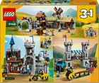 LEGO Creator 3 w 1, Średniowieczny zamek rycerzy konnych, 31168