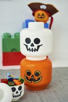 LEGO, mała głowa, pumpkin, pojemnik do przechowywania, rozmiar S, 2l