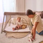 Lionelo, Alice, łóżeczko turystyczne, 3w1, Grey