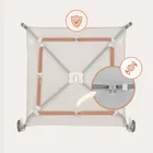 Lionelo, Mille Plus, kojec wielofunkcyjny, grey beige