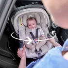 Lionelo, Moxie, fotelik samochodowy z bazą, i-Size, Pink Mauve, 40-87 cm