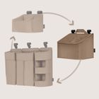 Lionelo, Sidepocket, organizer do łóżeczka, średni, beige