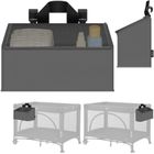 Lionelo, Sidepocket, organizer do łóżeczka, średni, grey