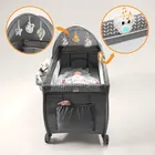 Lionelo, Sven Plus, łóżeczko turystyczne, Grey Scandi