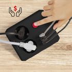 Maclean, listwa zasilająca, 2 gniazda, 3xUSB, 110-240V, AC 50/60HZ, 2.1A, 2500W, czarna, 1,5m, MCE387 B