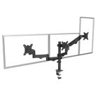 Maclean, uchwyt ns 3 monitory, sprężyna gazowa, 17"-27", 2-8 kg, czarny, MC-137