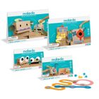 Makedo, Deco-Props, zestaw kreatywnych kształtów dekoracyjnych, Twisties, 18 elementów