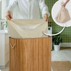 Massido, bambusowy kosz na pranie z pokrywą, 150l