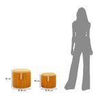 Mauro Ferretti, Bolzano, zestaw puf ze schowkiem, średnica 38 cm, średnica 32 cm