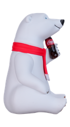 Minix, Coca Cola, Polar Bear, figurka kolekcjonerska
