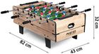 Neo-Sport, stół do gier 4w1: piłkarzyki + cymbergaj + bilard + ping-pong