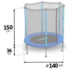 Neo-Sport, trampolina ogrodowa dla dzieci, 4,5ft/140 cm