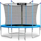 Neo-Sport, trampolina ogrodowa siatka wewnętrzna i drabinką, 252 cm