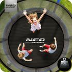 Neo-Sport, trampolina ogrodowa z siatką wewnętrzną i drabinką, 10ft/312 cm