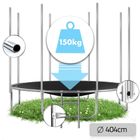 Neo-Sport, trampolina ogrodowa z siatką zewnętrzną i drabinką, 13ft/404 cm