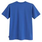 Niebieska koszulka basic o kroju relaxed NOWEAR