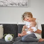 Nosiboo Pro, elektryczny aspirator do nosa, różowy