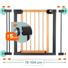 Nukido, barierka, bramka zabezpieczająca, czarna