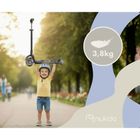 Nukido, Flippo, hulajnoga 3-kołowa, balansowa, z siedziskiem, czarna