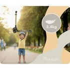 Nukido, Flippo, hulajnoga 3-kołowa, balansowa, z siedziskiem, złota