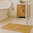 Nuxio, Avela, podest bambusowy do łazienki, 100-50 cm