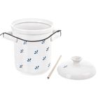 Orion, garnek do kiszenia kapusty ogórków, ceramiczny, biały, 2.5 l, Modrobila