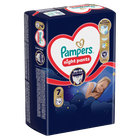 Pampers, Night, pieluchomajtki, rozmiar 7, 15kg+, 17 szt.