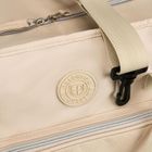 Peterson, torba podróżna z uchwytem na walizkę, beżowa