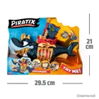 Piratix, King Shark Golden Teeth, zestaw z figurką