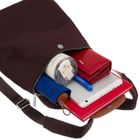 Plecak, bordowo-brązowy, Peterson