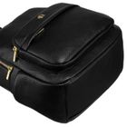 Plecak, czarny, skóra ekologiczna, Rovicky