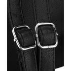 Plecak, czarny, skóra ekologiczna, Rovicky