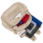 Plecak miejski, beżowy, skóra ekologiczna, Rovicky