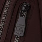 Plecak miejski, bordowy, Peterson