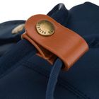 Plecak miejski, granatowo-brązowy, Peterson