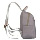 Plecak miejski, szary, skóra ekologiczna, Peterson