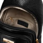 Plecak na jedno ramię, saszetka, czarny, Peterson